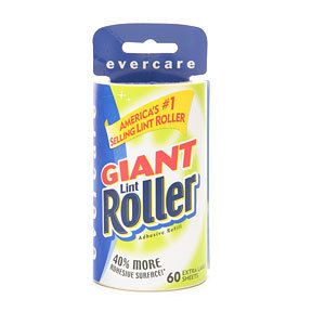 Evercare Giant Lint Roller 60 Extra Large Sheets Refill 1 Ea