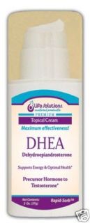 Life Solutions DHEA Cream Topical Cream 2 Oz