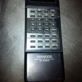 Original Kenwood 6 Disc CD Remote Control RC P6630