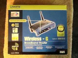 Linksys Wireless G WRT5G Broad Band Router 2 4Ghz 802 11g Cable DSL