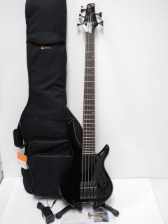 LightWave Saber Bass SL 5 String Optical Pickup Fretted UltraBlack
