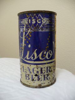 IRTP Lisco Lager Beer Dumper Flat Top Beer Can