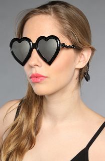 Jeremy Scott for Linda Farrow Sunglasses The Heart Sunglasses OS Black