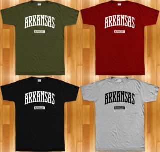 Arkansas REPRESENT T Shirt Little Rock Fayetteville Razorbacks Ozarks