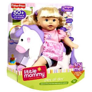 Fisher Price Little Mommy Interactive Play All Day Doll
