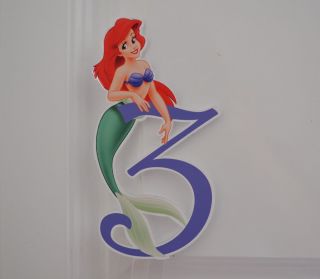 Little Mermaid Ariel Personalized Cake Topper or Any Character Cake