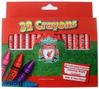 Liverpool Official 32 Crayons Colouring Pack UK P P Free