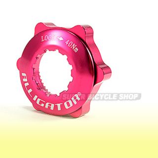 New Alligator Disc Rotor Center Lock Adapter Red
