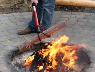 Log Grabber Lifter Drag Campfire Debris Clean