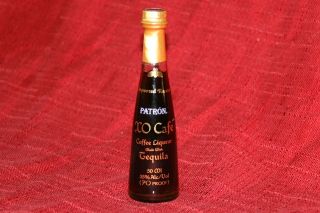 Patron XO Cafe Liqueur w/ Tequila Miniature Liquor / Liqueur Bottle