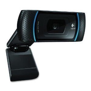 Logitech 960 000597 Full HD 1080p Webcam C910 With Dual Mics USB 2 0