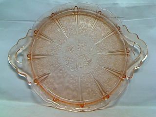 Jeannette Cherry Blossom Tray Pink Depression