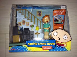 FAMILY GUY SERIES 1 TALKING LOIS GRIFFIN LIVING ROOM FIGURE SET