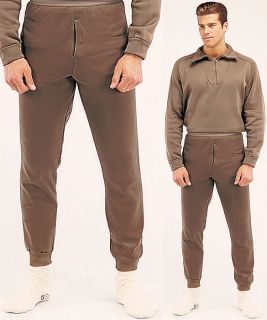 Polypropylene Brown Underwear Long John Thermal Bottom Pants