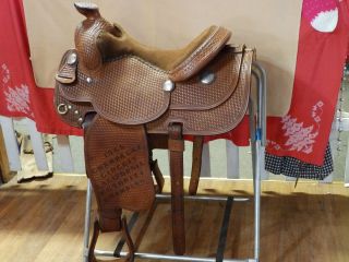 Broken Horn Reining Saddle Pleasure Trail Custom Western Vintage
