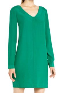 198 BCBG Ultra Green Levin Long Sleeve Dress XXS