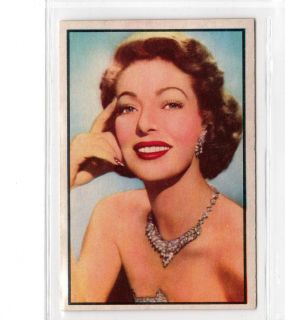 1953 Bowman NBC Television and Radio Stars Loretta Young 50