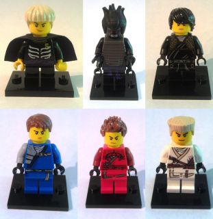 Lego Ninjago Minifigures Jay Cole Zane Kai Lord Lloyd Garmadon