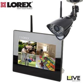 Lorex Live 7 in LCD Monitor Wireless Recording Security System Sensing