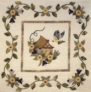 Goldfinches Garden Quilt Pattern by Dereck Lockwood