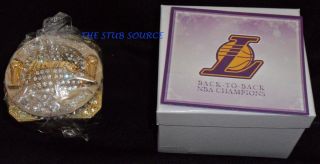 Los Angeles Lakers 2010 NBA Championship Ring Replica Paperweight