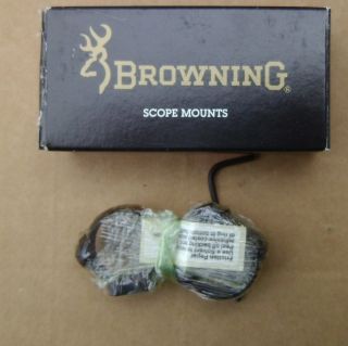 Browning High Luster Scope Mount Rings 9117 New in Box 