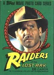 1981 Topps Raiders of The Lost Ark Card Set