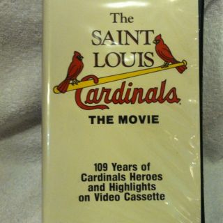 Saint Louis Cardinals The Movie VHS