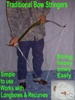 Traditional Bow stringer works on longbows, or Recurves easy to use
