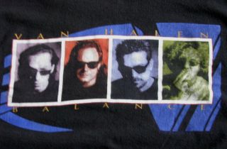 Shirt Concert Van Halen Balance 95 96 Tour 1996 1995