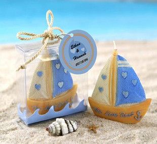 50 Love Boat Wedding Bomboniere Favour Gift Candle