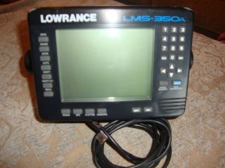 LMS 350A Lowrance LMS350A Fishfinder GPS