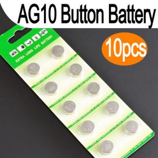 10x AG13 AGA LR44 SR44 A76 L1154 RW32 V303 Button Coin Battery for
