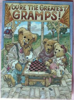 Lowenthal Boyds Bears Cute Grandpa Birthday Card