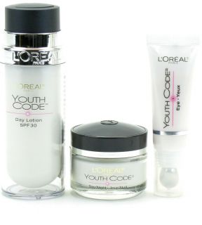 LOreal Youth Code Bundle Lot of Eye Cream Day Night Cream Day Lotion