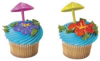 Picks Cake Toppers Decorations Party Supplies Luau Beach 24