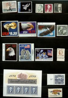 High Denomination US Stamps Mint Never Hinged $80 05 Face Value