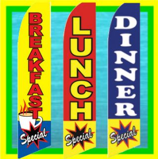 Breakfast Lunch Dinner Special 3 Flags Restaurant Feather Swooper Bow
