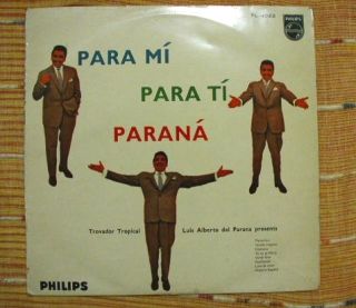 RARE Luis Alberto of Paraguayos Japan Philips 10 LP