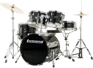 Ludwig Accent CS Combo Exclusive 5 Piece Shell Pack Black