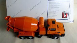 RARE Louis Surber LBS Renault Turbo 1 43 Scale Cement Concrete Truck