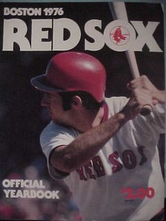 Red Sox 1st Yearbook Dwight Evans Jim Rice Yaz Luis Tiant