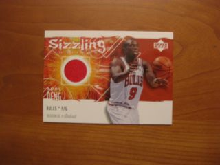 2005 06 Upper Deck Luol Deng Rookie Debut Sizzling Swatches