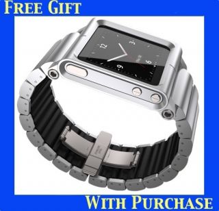 LunaTik Lynk Watch Wrist Strap for iPod Nano 6g Silver