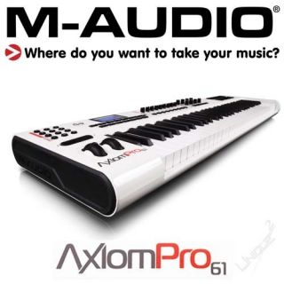 Audio Axiom Pro 61 Keys USB MIDI Controller Keyboard