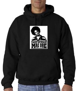 Mac Dre Thizz in Peace Hoodie Hip Hop Cali New SM 3XL