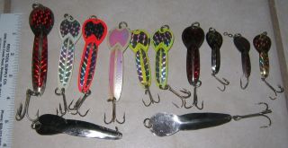 Luhr Jensen Loco Spoons Fishing Lures Trout Salmon Troll Cast Size #3 on  PopScreen