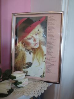 Little Stevie Nicks Framed Photo No Spoken Word Fleetwood Mac Gypsy
