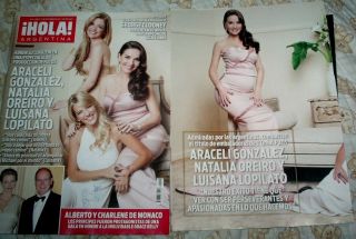 Natalia Oreiro Luisana Lopilato clippings Argentina Great Lot