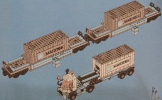 from Set 10219 Maersk Train Truck Trailer and Container Only
